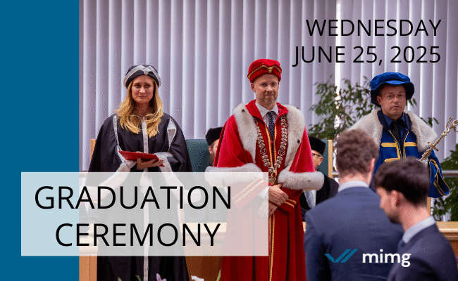 MIMG Graduation Ceremony / June 25, 2025, 3:00 pm /