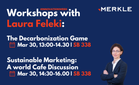 Workshops with Laura Feleki from Merkle (Decarbonization Game / Sustainable Marketing: A World Cafe Discussion)