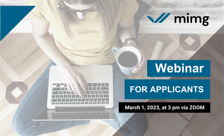 Webinar for MIMG Applicants /March 1, 2023 | 3 PM/