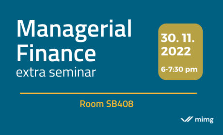 Managerial Finance: Extra Seminar /Nov 30, 2022/