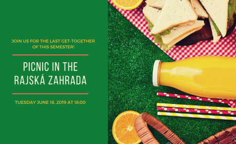 Join us for the last get-together of this semester