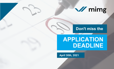 Don’t Miss the Application Deadline (April 30th)